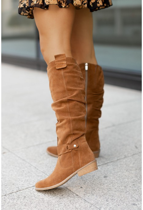 Tanja | Over-the-Knee Boots - Black Leather